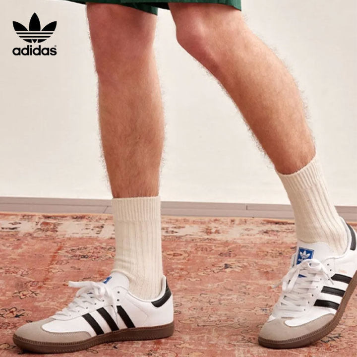 รองเท้าผ้าใบผญ-adidas-samba-vegan-รองเท้าผ้าใบสีขาว