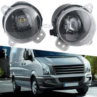 ไฟหน้ารถไฟ LED รถตัดหมอกไฟตัดหมอกไฟ DRL 2ชิ้นสำหรับโฟล์คสวาเกน VW Crafter 30-35 30-50 2006-2011อะไหล่รถยนต์