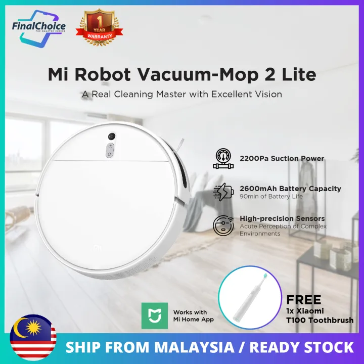 [Global Version] Xiaomi Mi Robot Vacuum Mop 2 Lite / Mop Essential G1 ...