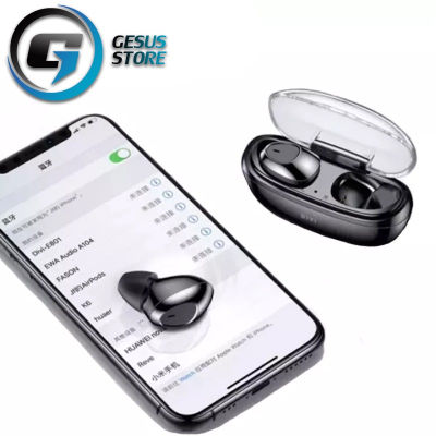 หูฟังไร้สายบลูทูธ YTH TWS พร้อมกล่องชาร์จ หูฟังบลูทูธไร้สาย Bluetooth V5.0 ios Androidหูไร้สายขนาดมินิ BY GESUS STORE