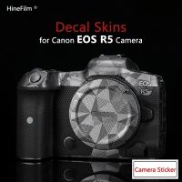 R5กล้องสติ๊กเกอร์ติดบนตัวเครื่องพรีเมี่ยมสำหรับ Canon EOS R5สติกเกอร์ป้องกันรอยขีดข่วนวัสดุ3M ผิวกล้อง EOSR5