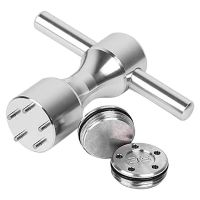 Golf Weight Kit Silver Golf Weights Aluminum Alloy Golf Weights Wrench 2 Pcs 35G with Golf Weights Wrench Fit Titleist Scotty Cameron Putter Silver