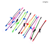 ?[xingtu] 10ชิ้น/เซ็ตสร้อยข้อมือซิปกำไลข้อมือ Fidget Focus ของเล่นความเครียดบรรเทาหลายสี