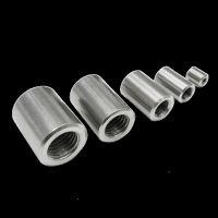 2pcs M6 M8 Round Rod Nut Stub Nut Extended Connection Full Thread Nut Rod 304 A2 Stainless Steel L 15/20/25/30mm High Quality