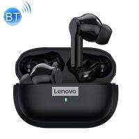 5.0บลูทูธไร้สาย Lenovo LP1S TWS กันน้ำลดเสียงรบกวนสำหรับเล่นกีฬาหูฟังไฮไฟเบสพร้อมไมค์ (สีดำ)