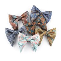 Mens bow tie evening dress perris cashew flower boys big bow tie polyester jacquard bow tie wedding bow ties Boys Clothing