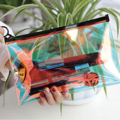 Transparent Cosmetic Bag Organizer Makeup Bag Travel Necessary Wash Make Up Box Wash Make Up Box Beauty Box
