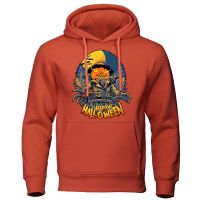 Happy Halloween Bat Corn Pumpkin Head Men Hoody Hip Hop Warm Pullover Hoodie New Crewneck Loose Sweatshirtautumn Clothing Size XS-4XL