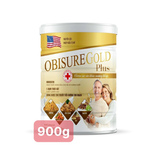 Hộp 900g - sữa hạt xương khớp obisure gold plus giúp nuôi dưỡng và bảo vệ - ảnh sản phẩm 1
