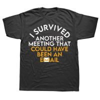 Survived Another Meeting Email | Survived Another Meeting Shouldve Email | Email Shirt XS-6XL