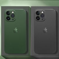 【16- digits】 Ultra Thin Matte โปร่งใสสำหรับ iPhone 11 Pro Max 13 12 Pro Max Mini X XR XS Max 7 8 Plus เคสซิลิโคนกันกระแทก