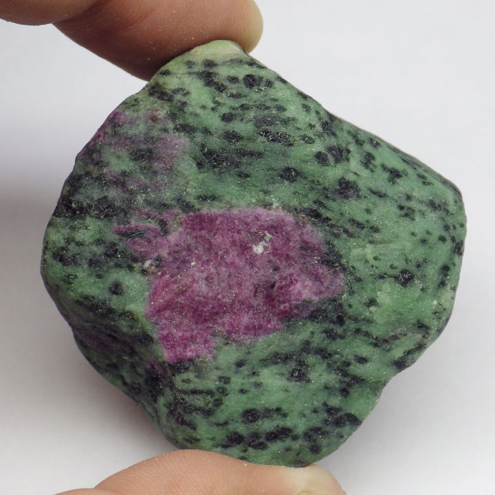 พลอย-ก้อน-รูบี้-ซอยไซต์-ธรรมชาติ-ดิบ-แท้-unheated-natural-ruby-in-zoisite-น้ำหนัก-483-กะรัต