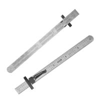 6inch Precision Stainless Steel Ruler with Clip Depth Height Measuring Tool Food Storage  Dispensers