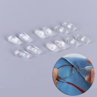 5 Pairs Hot Sale Durable Screw in or Push In Type Soft Silicone Non Slip Glasses Nose Pads Oval 14mm