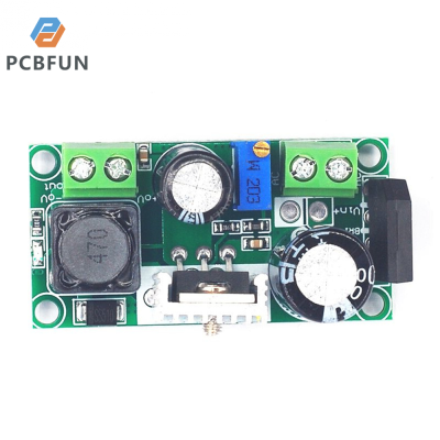 pcbfun โมดูลแหล่งจ่ายไฟแบบ Step-Down ของแรงดันต่ำ AC-DC โมดูลแหล่งจ่ายไฟ LM2596HV ระบบแหล่งจ่ายไฟแบบปรับได้ DC-DC