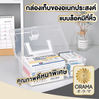 ORAMA กล่องพลาสติกใส กล่องเล็ก กล่องใส่ของอเนกประสงค์  กล่องเก็บของ เอนกประสงค์ CTN41  กล่องใส กล่องพลาสติก หูล๊อค