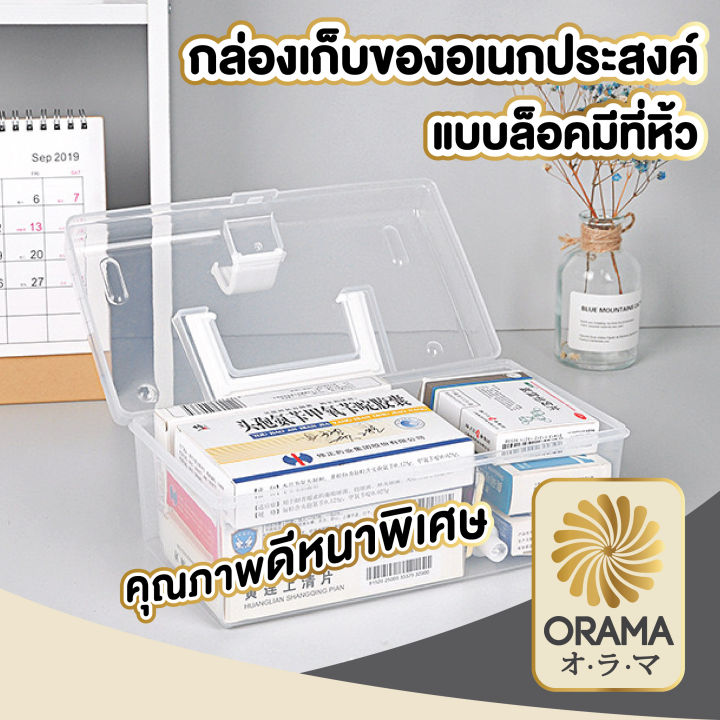 orama-กล่องพลาสติกใส-กล่องเล็ก-กล่องใส่ของอเนกประสงค์-กล่องเก็บของ-เอนกประสงค์-ctn41-กล่องใส-กล่องพลาสติก-หูล๊อค