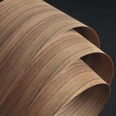 American Walnut (Q. C) Natural Wood Veneers Flooring DIY Furniture Natural Material Doors Skin Size 250x15cm Vertical Veneer
