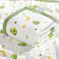 【CW】⊕❏☼  Breathable Gauze Swaddle Wrap 6 Layers Baby Blanket Cotton Infant Kids Unicorn Kawaii