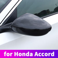 รถกระจกมองหลังปกย้อนกลับกระจกปกกระจกตกแต่งปกอุปกรณ์ตกแต่งสำหรับ Honda Accord 10th 2018 2019