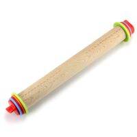 Adjustable Wood Rolling Pin with Removable Rings 17-in by Leeseph Preparation  Cutting Boards