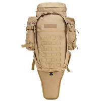 60L Molle Bag Camping กระเป๋าเป้สะพายหลังผู้ชายขนาดใหญ่กันน้ำเดินทางกีฬากลางแจ้งกระเป๋าเป้สะพายหลังเดินป่าc