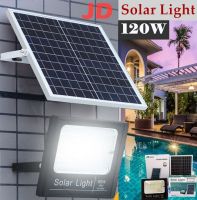 JDของแท้ 100% รุ่น 25W,45W,65W,120W,200W,ไฟโซล่าเซลล์ สปอตไลท์ Solar LED โซล่าเซลล์ สีขาว สี warm white