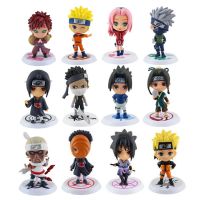 6pcsset Naruto Shippuden Figures Hinata Uzumaki Sakura Itachi Gaara Jiraiya Model PVC Action Figures Toys