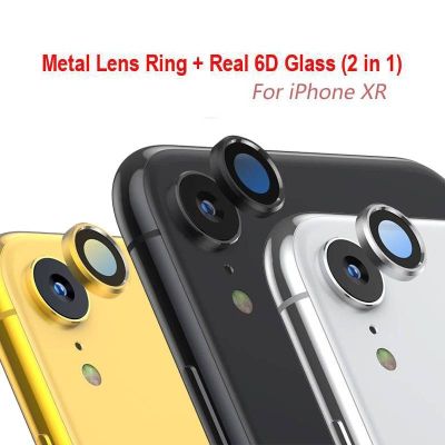 สำหรับ iPhone XR X XS MAX กล้องเลนส์ป้องกันชุดแม่พิมพ์ (กระจกนิรภัย กรอบโลหะ) เลนส์กล้องด้านหลังแหวนป้องกัน