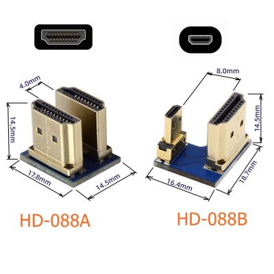 Konektor HDMI Elecrow HDMI Standar Ke HDMI Mikro untuk Tampilan Layar Raspberry Pi HDMI 5 Inci untuk Raspberry Pi 2B/3B/3B /4B