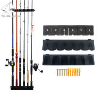 Elder Sea Wall Mounted Fishing Rod Rack Scratch-Proof Fishing Pole Holder Bracket Storage Tool With Accessories