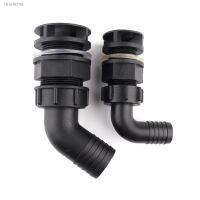 ✜♤㍿ 20mm 38mm Bucket Bottom Outlet Pipe Connectors Aquarium Elbow Bulkhead Connector Drain Agricultural Pesticides Agitator Joints