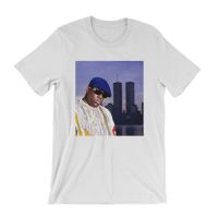 Notorious BIG T Shirt Twin towers New York City hip hop rap tee B.I.G. biggie