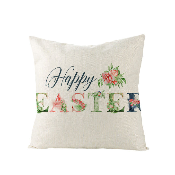 easter-party-diy-decor-pillow-covers-easter-eggs-bunny-printed-cushion-cover-kids-gift-home-decoration-linen-pillow-case-45x45cm