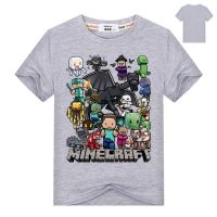 COD SDFGERTERT เสื้อยืดแขนสั้น Minecraft สำหรับเด็กผู้ชาย