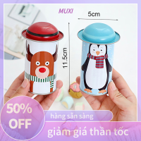 ?【HOT SALE】MUXI กล่องดีบุกใส่ลูกกวาดวันคริสต์มาส1ชิ้นสามารถปาร์ตี้ลูกกวาดของขวัญสำหรับเด็ก