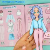 ❇✌ Summer uniform for baby quiet book doll house DIY craft homemade web celebrity toys childrens game book cut yourself