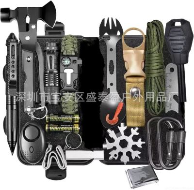 【LZ】△ﺴ⊙  Camping Multifunctional Tool Kit equipamento multifunções cobertor térmico Wilderness conveniente