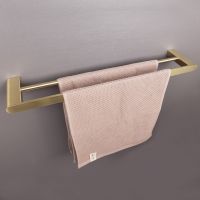 ❍卐 Gold Hardware Set 304 Stainless Steel Towel Bar 2 Robe Hook Paper Holder Bathroom Accessories