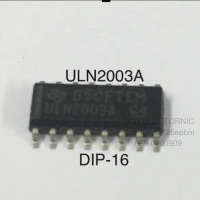 ULN2003A IC Transistor Arrays DIP-16 Type NPN 50V  0.5A -Sink ขับรีเลย์ 7ช่อง ทรานซิสเตอร์ อาเรย์ ใหม่แท้คุณภาพดี อะไหล่จงจรอิเล็กทรอนิกส์.