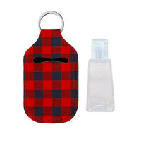 30ml Reusable Travel Containers Carrier Refillable Flip Cap Bottle Keychain Sanitizer Hand