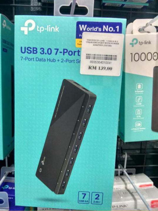 TP-Link UH720 USB 3.0 7 Ports Hub with 2 Charging Port | Lazada