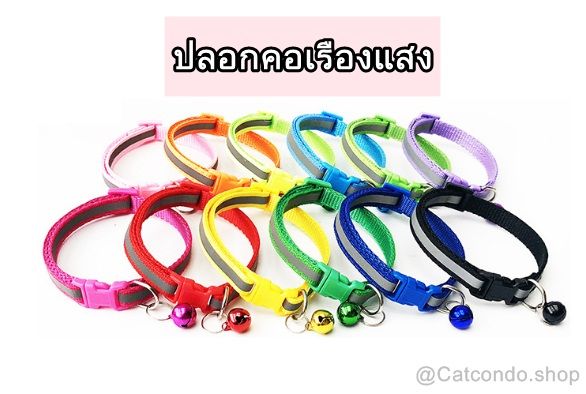 ปลอกคอสัตว์เลี้ยง-ปลอกคอแมว-ปลอกคอหมา-ปลอกคอเรืองแสง