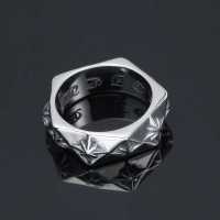 Jewelry Titanium Steel Retro Ring Chrome Cool Hearts Rings in US Size 7-11