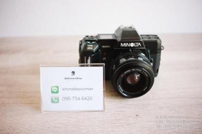 ขายกล้องฟิล์ม Minolta A7000 Made in Japan ใช้งานได้ปกติ Serial 18184466 พร้อมเลนส์ Minolta 35 – 70mm F4.0 Macro Serial 12216966