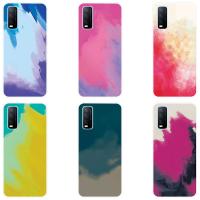 Vivo Y12s Y20s G Y20i 2021 Case Soft TPU สีน้ำ Gradient ฝาหลังโทรศัพท์ Vivo Y12s Y20sG Y20i กรณีซิลิโคน