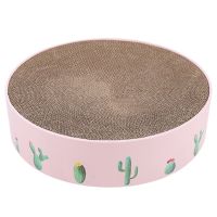 Corrugated Paper Cardboard Cat Catnip Scratcher Board Nail Scraper Mat Kitten Lounge Cats Scratching Pad Rest Bed Toy