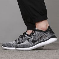 New HOT 【Original】 ΝΙΚΕ Free- Flykit- Men And Women Running Shoes Sports Casual Shoes Black Grey