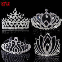 AINAMEISI 9สไตล์หรูหราคริสตัลเจ้าสาว Tiaras และมงกุฎหวีประกวด H Eadbands บิ๊กมงกุฎเครื่องประดับผมจัดงานแต่งงานสำหรับผู้หญิง