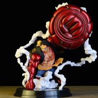 25CM Luffy Gear 4 Figurine หนึ่งชิ้นอะนิเมะของเล่นเด็กตุ๊กตาขยับแขนขาได้การ์ตูนญี่ปุ่นของขวัญการ์ตูนเด็กรายการ Gratis Ongkir